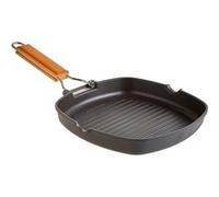 Poêle à Griller 20 x 20cm, Induction, Antiadhésive, Fonte d'Aluminium Sans PFOA, Wecook, Ecostone, , Noir
