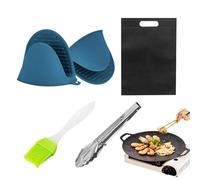 Poêle à griller coréenne - Poêle à frire ronde | chauffante, poêles à griller de style coréen, barbecue portable antiadhésif de 28 cm, sans danger pour les flammes à gaz à induction, accessoire