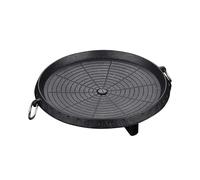 Poêle à griller coréenne - Ustensile de cuisine - Plaque de barbecue pour jardin, maison, barbecue, feu de camp rond