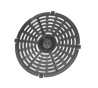 Poêle à griller de rechange en acier au carbone pour friteuses à air avec bac à légumes anti-adhésif et nettoyage facile des aliments