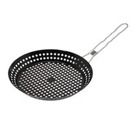 Poêle à griller - EH EXCELLENT HOUSEWARE - BBQ pliable - Ø 30,5 cm - Acier inoxydable - Noir