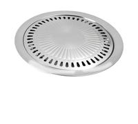 Poêle à griller en acier inoxydable pour grills au charbon, au gaz et électriques - 30 cm x 30 cm x 2,8 cm - Plat de cuisson au four avec anti-gouttes