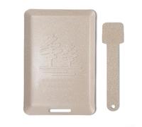 Poêle à griller en fonte robuste avec antiadhésive pour barbecue intérieur et extérieur, pour griller du steak, du poulet et des légumes (noir)