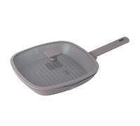 Poêle à griller en titane avec couvercle 28 cm BERLINGER HAUS BH-8097 Taupe
