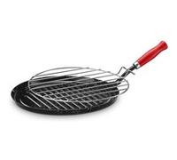 Poêle à Griller Induction 26cm avec Grille Amovible, Acier Émaillé,Tous Feux, Briebe, Levante, , Noir Noir G