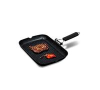 Poêle à Griller Induction Antiadhésif Titane 34x24cm Fonte d'Aluminium sans PFOA