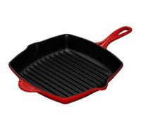 Poêle à griller - LECREUSET - Carré - Grande capacité - Fonte émaillée