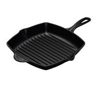 LE CREUSET Skillet carré en fonte émaillée 26 x 26 cm Noir Mat