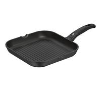 Poêle à griller WMF 27 x 27 cm avec bec verseur, poêle à steak rainurée, ne convient pas à l'induction, revêtement en aluminium, poêle à griller idéale pour des frites croustillantes, poêle carrée, p