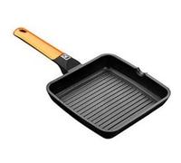 Poêle à Grilller avec Rayures BRA A281422 Ø 28 cm Noir Description G