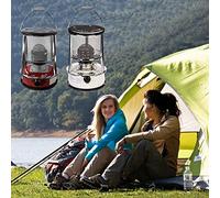 Poêle à kérosène à Convection de Chauffage Portable 4,6 L/6 L pour chauffages d'urgence intérieurs et extérieurs, brûleur en Verre Radiant 0,25 L/h pour Tente de pêche sur Glace, fête de Noël