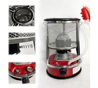 Poêle à kérosène chauffage de Camping Portable brûleur efficace chauffage au kérosène à Convection Compact for chauffage à l'huile de Camping intérieur(Red 4.6L)
