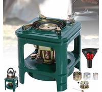 Poêle à kérosène portable à 8 mèches, Fogon de Petróleo para Cuba Réchaud de camping en plein air Aventure Réchaud de cuisine Chauffage de camping et brûleur d'ustensiles de cuisine pour la randonnée