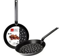 IBILI - Poêle pour châtaignes Moka, 26 cm, Acier, Antiadhésif, Noir