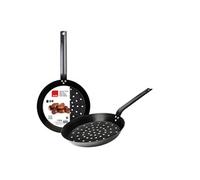 IBILI Poêle à châtaignes Moka 26 cm Acier antiadhésif Noir