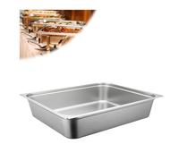 Poêle à nourriture commerciale, pleine grandeur avec couvercle, récipient de table à vapeur profonde pour hôtel et restaurant