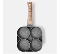 Poêle à oeufs - XVX - 4 compartiments - Anti-adhésif - 34x18 cm - Compatible tous feux