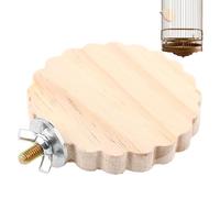 Poêle à oiseaux de cage | Jouet stable antidérapant en bois,Tige debout pour perroquets de cage | Salon et Balcon Nymphe Perroquet Ondulés Conur Ar Canaries