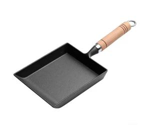 Poêle à Omelette Japonaise 18cm Antiadhésive Induction | pour surface antiadhÃ©sive supÃ©rieure, compatible induction et pour gaz, inclinÃ©e pour retourner facilement, pour idÃ©al
