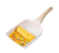 Poêle à Omelette Japonaise, Tamagoyaki Omelette Poêle Rectangulaire Antiadhésive Avec Revêtement En Pierre, Outils De Cuisine Multifonctionnels Mini Casserole Pour Crêpes Avec Poignée