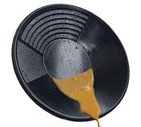 Poêle à Or de 15 Pouces, kit d'orpaillage à 3 fusils, équipement Manuel d'orpaillage pour Une Extraction et Une Prospection faciles de l'or, système de Lavage de l'or, équipement d'orpaillage