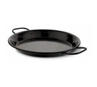 Garcima Poêle à paella Valenciana 5020625 émaillée 36 cm 7 personnes Noir