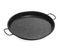 Briebe Levante Poêle à paella à induction 26cm Valenciana, Acier émaillé 2 portions Paella Noir