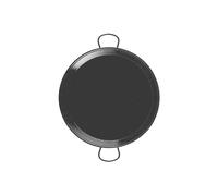 Poêle À Paella Marque Vaello En Fer 2 Poignées Émaillée Diamètre Cm 55