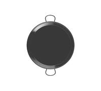 Poêle À Paella Marque Vaello En Fer Émaillé 2 Poignées Diamètre 60 Cm