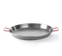 Poêle à paella ronde en acier avec poignées, diamètre 300 x 110 mm