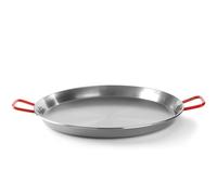 Poêle à paella ronde en acier avec poignées, diamètre 550 x 100 mm
