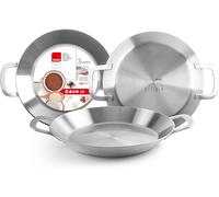 - Poêle À Paella Triple Couches Triply Energy, 34 Cm, Acier Inoxydable, 6 Portions, Compatible Avec L¿Induction
