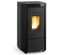 Poêle à granulés de bois 7kw noir Nordica Extraflame moiraevonoir noir G