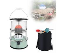 Poêle À Pétrole Avec Mèche Et Sac De Rangement, Réchaud À Pétrole Relevable, Autonomie De 15 Heures, Pour La Maison, L'intérieur, L'extérieur Et Le Camping.,Green