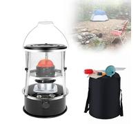 Poêle À Pétrole Avec Mèche Et Sac De Rangement, Réchaud À Pétrole Relevable, Autonomie De 15 Heures, Pour La Maison, L'intérieur, L'extérieur Et Le Camping.,Black