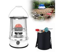 Poêle À Pétrole Avec Mèche Et Sac De Rangement, Réchaud À Pétrole Relevable, Autonomie De 15 Heures, Pour La Maison, L'intérieur, L'extérieur Et Le Camping.,White