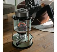 Poele A Petrole D'intérieur,Chauffage à pétrole Chauffage Mobile sans Électricité À L'intérieur,avec 2 mèche de rechange,pour jusqu'à 18 m² (Vert)