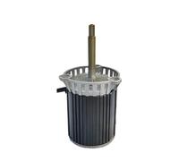 Poêle à pizza à chaîne sur chenilles, four à moteur à arbre long, circulation d'air chaud, poêle à burger SY125L, ventilateur haute température 120W(D2425-10)