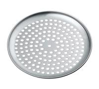 Poêle à pizza avec trous - Grand d'aluminium rond anti-adhésif - Poêle à pizza croustillante perfection, même les pâtisseries chauffantes, la cuisson au four, feuille à pizza pour la maison