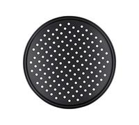 Poêle à Pizza Perforée en Acier au Carbone, Antiarina, avec Trous, Plaque de Cuisson, Support de Vaisselle, Outil de Cuisson Cake Slicer