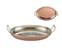 Poêle à poisson en acier inoxydable, casserole à double anse | Ustensiles de cuisine, casserole, plat non revêtu durable, poêle facile à nettoyer, plateau résistant à la chaleur, friteuse de qualité p