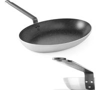 Poêle à poisson marbrée, ovale, 280 x 400 mm - Hendi 627716