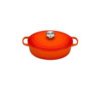 Poêle à risotto - LE CREUSET - Poêle à risotto ovale - 27 cm - Fonte vitrifiée - Tous feux (induction)