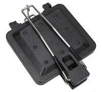 Poêle à Sandwich Pliante Aluminium Antiadhésive 33cm | Alliage aluminium léger, chauffe uniforme, revêtement antiadhésif, idéal petits-déjeuners sains