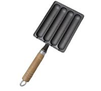 Poêle à saucisses en fonte - Pot à saucisses pour cuisiner à la maison, poêles à cuisinière | Outil de cuisson pratique à tenir dans la main pour cuisinière à induction, cuisinière à charbon