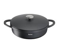 Poêle à Servir - TEFAL - E21872 Trattoria - Aluminium - 28 cm - Couvercle Inclus