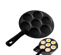 Poêle à œufs 7 grilles | Poêle à frire anti-adhésive - Poêle à omelette pour petit-déjeuner avec 7 formes, poêle à œufs au plat, poêle à frire pour cuisine, café, restaurant, hôtel