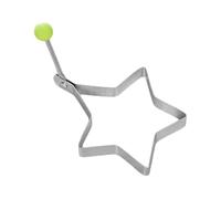 Poêle à œufs en acier inoxydable anti-adhésif pour la maison, modèle de poêle à œufs en forme de cœur, œuf poché, riz Dvj846 (C, 9,2 cm)