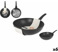 Poêle à wok MasterChef 28 cm (6 pièces)