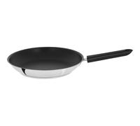 Poêle antiadhésive en inox poignée fixe noire 20cm Cristel